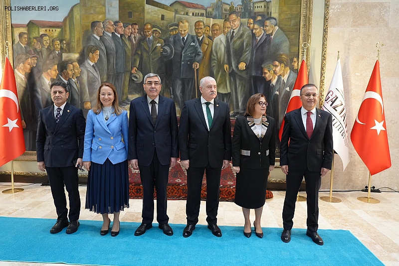 Gaziantep’te Protokol Bayramlaşma Töreninde Buluştu