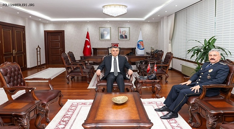 Vali Toros, İl Emniyet Müdürü Fahri Aktaş ile görüştü