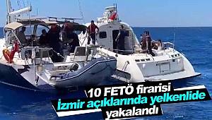 Yelkenli tekneyle yurt dışına kaçacaklardı! 10 FETÖ’cü İzmir açıklarında yakalandı!