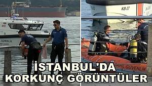 Denizin ortasındaki korkunç manzarayı görenler telefona sarıldı