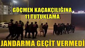 Gaziantep'te Jandarmadan Göçmen Kaçakçılığı Operasyonu!