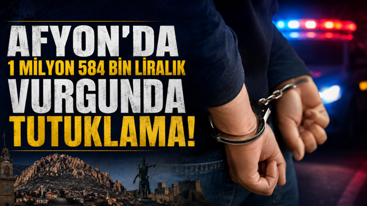 Afyon’da 1 Milyon 584 Bin Liralık Vurgunda Tutuklama!
