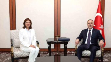 Bakan Fidan, BM Genel Sekreteri'nin Kıbrıs konusunda Şahsi Temsilcisi Holguin ile görüştü