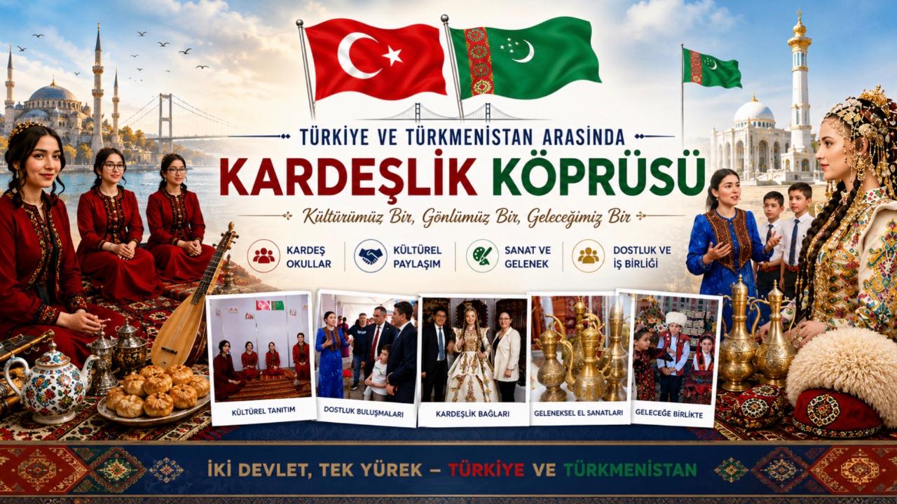 Türkiye ile Türkmenistan Arasında Kardeşlik Köprüsü Kuruldu